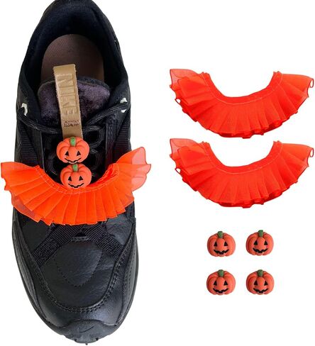 Shoe Charms for Sneakers Laces Frilly Shoelaces Decorations Clips DIY Shoelace Charms for Casual Shoes Women Girl Accessory in Saudi Arabia