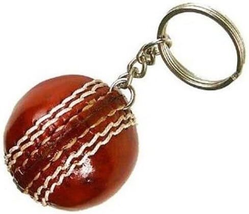 Cricket Mini Bat and Ball Charm Keychain Perfect Cricket Lover Gift Sporty Jewelry Accessory for Cricket Fans, Players (Combo Pack) in Saudi Arabia