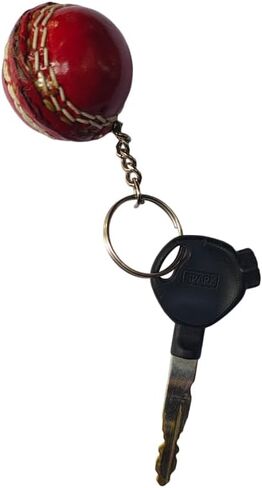 Cricket Mini Bat and Ball Charm Keychain Perfect Cricket Lover Gift Sporty Jewelry Accessory for Cricket Fans, Players (Combo Pack) in Saudi Arabia
