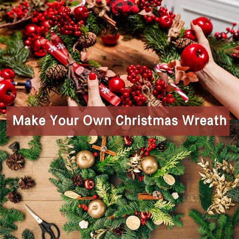 Green Floral Wire 22 Gauge,Christmas Wreaths Tree,Flexible Craft Paddle Wire Florist Green Wire for Crafts，Wreaths Making and Floral Flower Arrangements (Green, 3 Pcs(114 Yards)) in Saudi Arabia