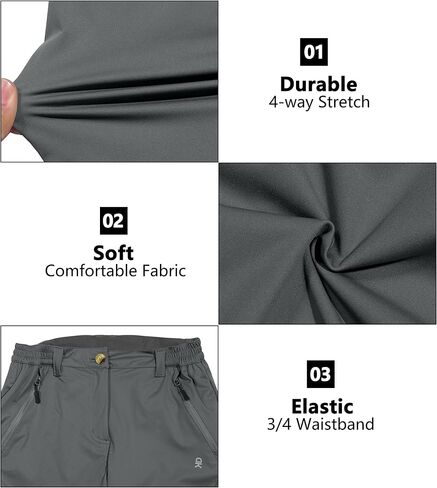 Little Donkey Andy Women's Hiking Cargo Joggers Lightweight Quick Dry Pants for Athletic Casual Workout Lounge Outdoor in Saudi Arabia