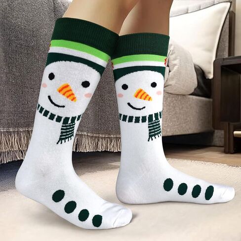 Roszwtit Holiday Crew Socks Seasonal Holiday Medium Stockings Soft Warm Knitted Sock Gifts for Men and Women in Kuwait