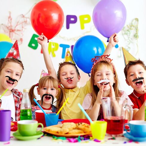 56 قطعة من الشوارب المزيفة، ذاتية اللصق، لحى وهمية، شارب، حواجب، عصا على الوجه، مقود اللحية، لحية وهمية، لحية صغيرة كبيرة، Postizos para Hombres، أزياء الهالوين لحفلات أعياد الميلاد، إكسسوارات مضحكة واقعية in Kuwait