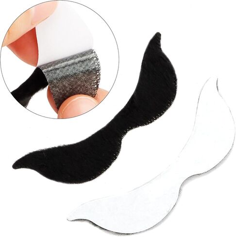 56 قطعة من الشوارب المزيفة، ذاتية اللصق، لحى وهمية، شارب، حواجب، عصا على الوجه، مقود اللحية، لحية وهمية، لحية صغيرة كبيرة، Postizos para Hombres، أزياء الهالوين لحفلات أعياد الميلاد، إكسسوارات مضحكة واقعية in Kuwait