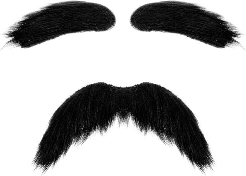 شارب وحواجب وهمية ولحية وهمية ذاتية اللصق، زي مبتكر لشعر الوجه لحفلات الهالوين التنكرية in Saudi Arabia