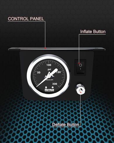 نظام ضاغط الهواء على متن الشاحنة طقم ضاغط أكياس الهواء العالمي مع مقياس in Kuwait