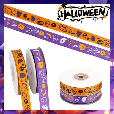 2 Rolls School Ribbon 7/8 Inch, 20 Yards Ruler Bus Apple ABC Pencil Teacher Grosgrain Ribbon for Gift Wrapping, Teacher Appreciation, Back to School Decoration in Kuwait