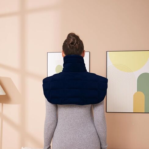 وسادة تسخين Ambershine مقاس 45 سم × 85 سم XXXL بحجم كينج مع تقنية تسخين سريع و10 إعدادات لدرجة الحرارة، وسادة تسخين كهربائية من الفلانيل/تخفيف آلام الظهر/الرقبة/الكتفين/البطن/الساقين (أزرق فاتح) in Saudi Arabia