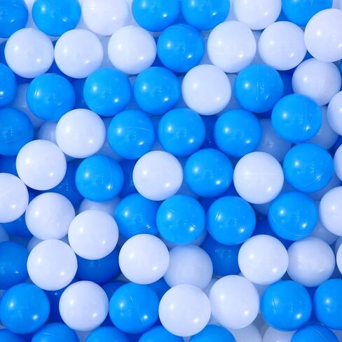 Ball Pit Balls for Toddlers, Plastic Ball for Kids Bpa Free Crush Proof Toys for Foam PoolSwimming PoolPlayground Holiday Decorate in Saudi Arabia