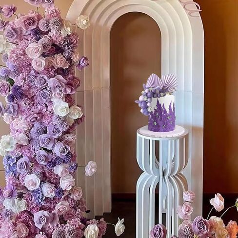 38 PCS Balls Cake Toppers Palm Leaves Cake Decorations for Birthday Wedding Baby Shower Party Supplies Mother's Day (Rose Gold) in Kuwait