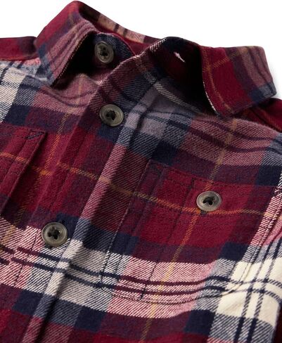 The Children's Place Boys' and Toddler Long Sleeve Plaid Flannel Button Up Shirt in Saudi Arabia