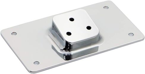 Black 3 Holes Laydown License Plate Mounting Bracket Kit Holder for Harley Big Twins Softail Dyna Sportster XL 1973 & Up in Kuwait