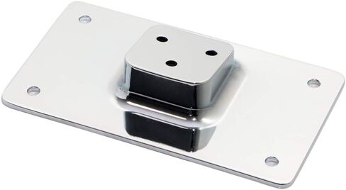 Black 3 Holes Laydown License Plate Mounting Bracket Kit Holder for Harley Big Twins Softail Dyna Sportster XL 1973 & Up in Kuwait