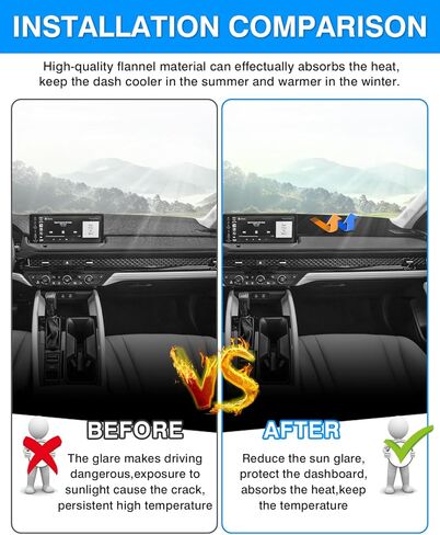 Autorder غطاء لوحة القيادة حصيرة ل 2023 2024 2025 هوندا أكورد اكسسوارات داش غطاء الجلد المدبوغ داش حصيرة ظلة وهج الأشعة فوق البنفسجية حامي in Kuwait