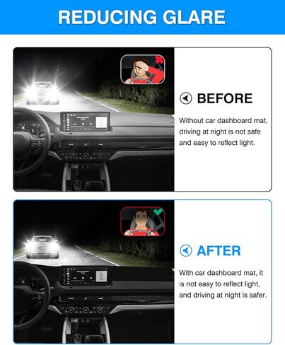 Autorder غطاء لوحة القيادة حصيرة ل 2023 2024 2025 هوندا أكورد اكسسوارات داش غطاء الجلد المدبوغ داش حصيرة ظلة وهج الأشعة فوق البنفسجية حامي in Kuwait