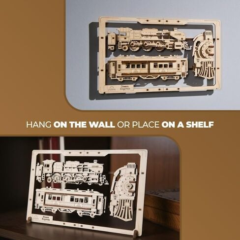 UGEARS Roadster Models Kits to Build - Innovative 2.5D Puzzles Roadster Model Car Kits to Build for Adults - Classic Muscle Car Wooden Puzzles - Car Wood Model Kit Frame with Movable Parts in Kuwait