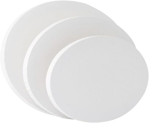 TRANSON 3 Sizes Oval Shaped Stretched Canvas Primed Ready for Painting in Saudi Arabia