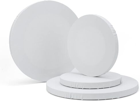 TRANSON 3 Sizes Oval Shaped Stretched Canvas Primed Ready for Painting in Saudi Arabia
