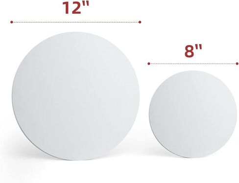 TRANSON 3 Sizes Oval Shaped Stretched Canvas Primed Ready for Painting in Saudi Arabia