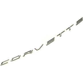 1x Rear Bumper Letters Emblem Car Badge Nameplate Logo Replacement for 2020+ Corvette C8 (Chrome)