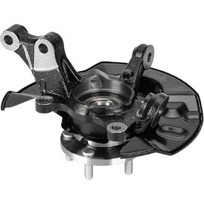 Front Driver and Passenger Side Steering Knuckle Wheel Hub Assembly Compatible with 2003 2004 2005 2006 2007 2008 Toyota for Corolla 1.8L Replace for # 698389 698388
