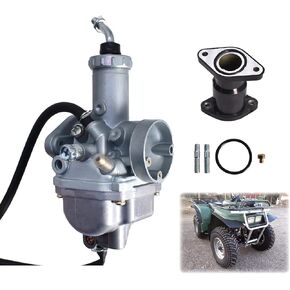 Carburetor with Intake Manifold Boot Replacement for Timberwolf 250 YFB250FW YFB250 1992-2000
