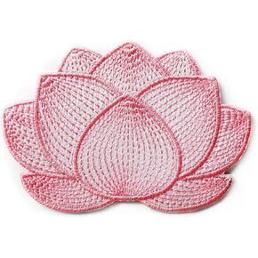 Lotus Flower Patch - Hook and Loop Tactical Morale Patch (Pink)