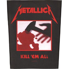 Metallica Men's Kill 'Em All Back Patch Black