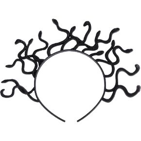 Halloween Headband Snake Hair Bands for Women Girls, Shiny Horrible Hydra Medusa Hair Accessories