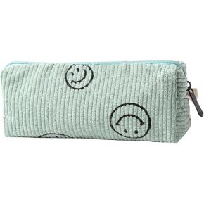 Kawaii Cute Corduroy Pencil Case, Beige Color Pencil Pouch, Pencil Case Small, Pencil Pouch Aesthetic, Corduroy Pencil Pouch, Pencil Case Aesthetic, Pencil Bag, Pencil Pouch for Girls, Makeup Pouch