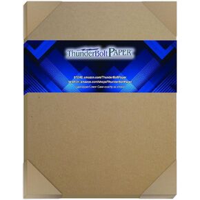 5 Sheets Brown Chipboard 80 Point Extra Thick 9" X 12" (9X12 Inches) Frame and Sketch Pad Size - .080 Caliper XX Heavy Cardboard as Thick as 20 Sheets of Regular Paper