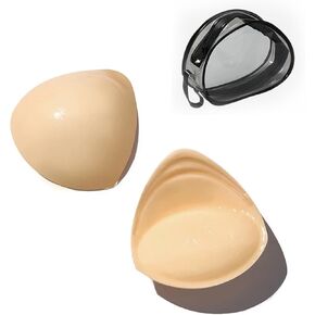 Double-Sided Sticky Push Up Bra Inserts Waterproof Bathing Suit Inserts Lift Bikini Pads for Swimsuit Sports