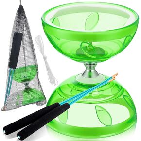 تتضمن مجموعة يويو ديابولو الصينية ديابولو ملون مع قطعتين من عصي ديابولو، وقطعة واحدة من خيط ديابولو، وحقيبة شبكية واحدة للمرح (أزرق) in Kuwait