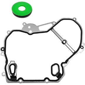Timing Cover Gasket Set - Compatible with 2002-2016 2.0L 2.2L 2.4L Chevy Cobalt Captiva Sport HHR Impala,GMC Terrain,Pontiac G5 G6 Buick Regal, Verano, Replace# TCS46079, 24435052