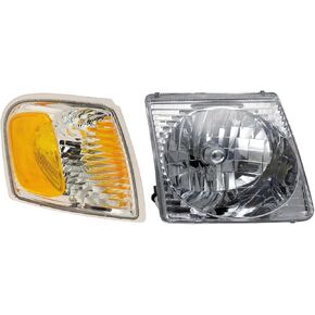 TRQ Passenger Side Lighting Kit Compatible with 2001-2003 Ford Explorer Sport 2001-2005 Explorer Sport Trac FO2503170 FO2521164