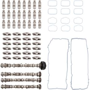 Engine Camshaft Rocker Arm Lifter Kit for 3.6L V6 Wrangler Cherokee Durango Charger Challenger Journey Avenger RAM 1500 ProMaster 200 300 Town & Country 5184296AH 5184332AA 5184377AG 5184378AG