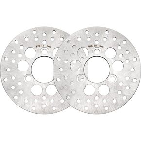 M MATI 2PCS Front Brake Rotor Disc for Kawasaki Bayou 300 2x4 Lakota 300 Mojave 250 Tecate 4 250 KLF300/KEF300/KFX250 41080-1171