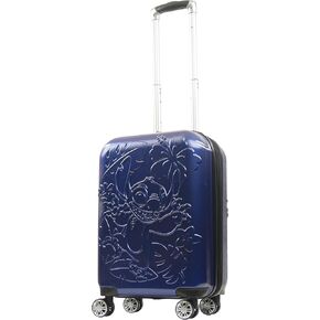 FUL Disney Stitch 30 Inch Rolling Luggage, Hardshell Suitcase with Spinner Wheels, Blue