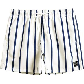 COZYEASE Men's Swim Trunks Quick Dry Elastic Drawstring Print Beach Shorts