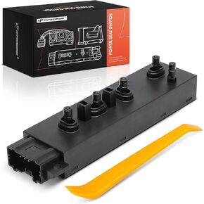 A-Premium Power Seat Adjuster Switch Compatible with Honda CR-V 2008-2017, Civic 2014-2017, Accord 2003-2017, Pilot 2009-2017, Odyssey 2005-2018, Ridgeline & Acura MDX, RDX, TSX, TL