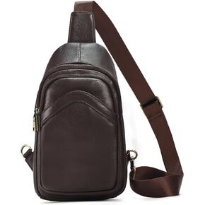 JOYIR Genuine Leather Sling Bag for Man Luxury Crossbody Bag Men Fasion Shoulder Bag for Men