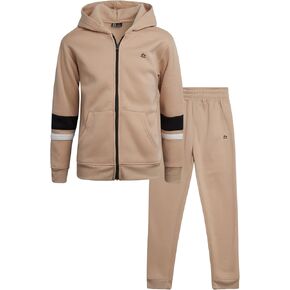 RBX Boys' Jogger Set - 2 Piece Fleece Zip Up Hoodie Sweatshirt and Athletic Jogger Sweatpants for Boys (Sizes: 2T-12) in Kuwait