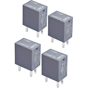 4 pcs 4 pin 13500114 8385 Multi Purpose Relay Compatible with GM LS LT LX SL GT GS Base Formula More Compatible with CHEVY ASTRO AVALANCHE EXPRESS SILVERADO SUBURBAN 1500 2500 3500 BLAZER C1500 IMPALA