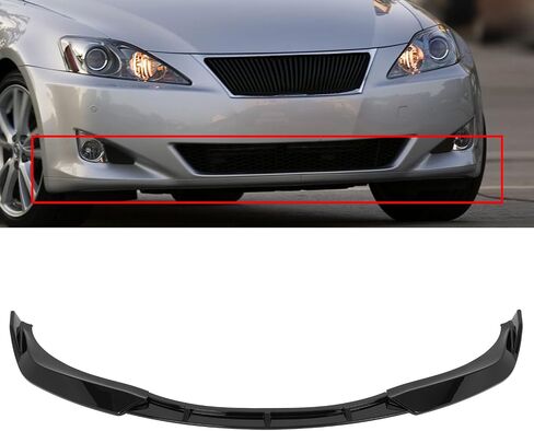 FINDAUTO PP Front Bumper Lip STP-Style Fit for 2006-2008 For Lexus For IS250 IS350 Base Front Lip Spoiler in Saudi Arabia
