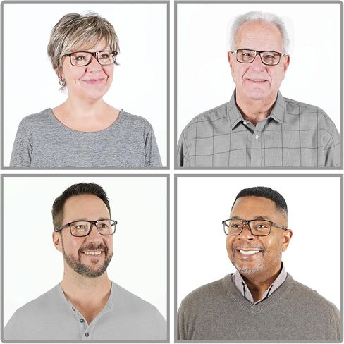 نظارات القراءة المغناطيسية Clic Blue Light Blocking من Slastik، شريط ناعم قابل للطي، قارئات كمبيوتر قابلة للتعديل، Ewok (M-XL) in Kuwait