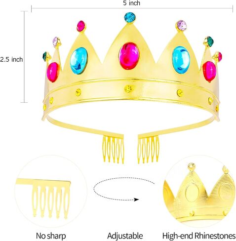 Velscrun Black Red Tiara Headband, Crowns for Women, Princess Girls Tiaras, Halloween Queen Crown Princess Quinceanera Headpieces for Birthday Prom Bride Wedding Pageant Party Hair Band in Saudi Arabia