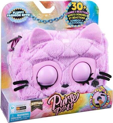 Purse Pets, Cattitude Interactive Pet Toy & Crossbody Kids Purse in Saudi Arabia