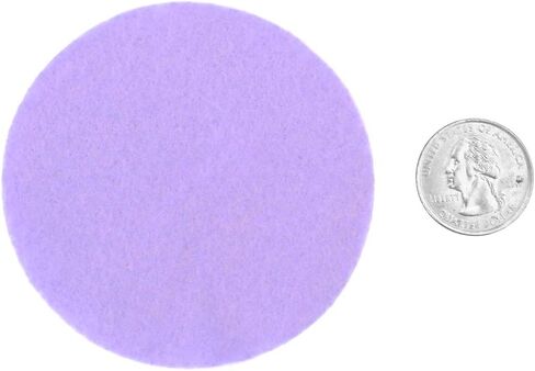 Playfully Ever After Lavender Craft Felt Circles (Mixed Size Pack - 56pc) in Saudi Arabia