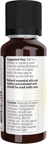NOW Essential Oils, Peace & Harmony Oil Blend, Calming Aromatherapy Scent, Blend of Pure Essential Oils, Vegan, Child Resistant Cap, 1-Ounce in Kuwait