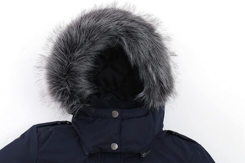 GGleaf Women's Quilted Winter Coat Warm Puffer Jacket Thicken Parka with Removable Hood in Saudi Arabia